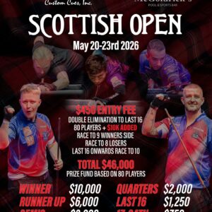 Jacoby Scottish Open 2026, poster